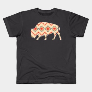 Bison Pattern - 4 Kids T-Shirt